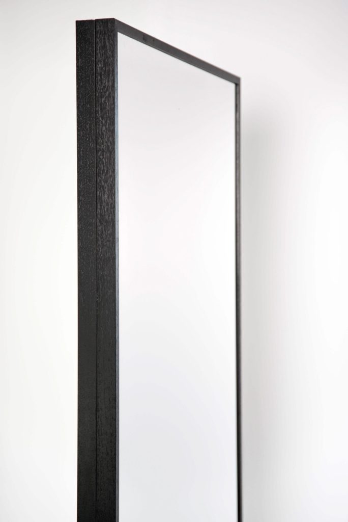 LiteMirror Double Sided With Wood Frame and Rolling Stands